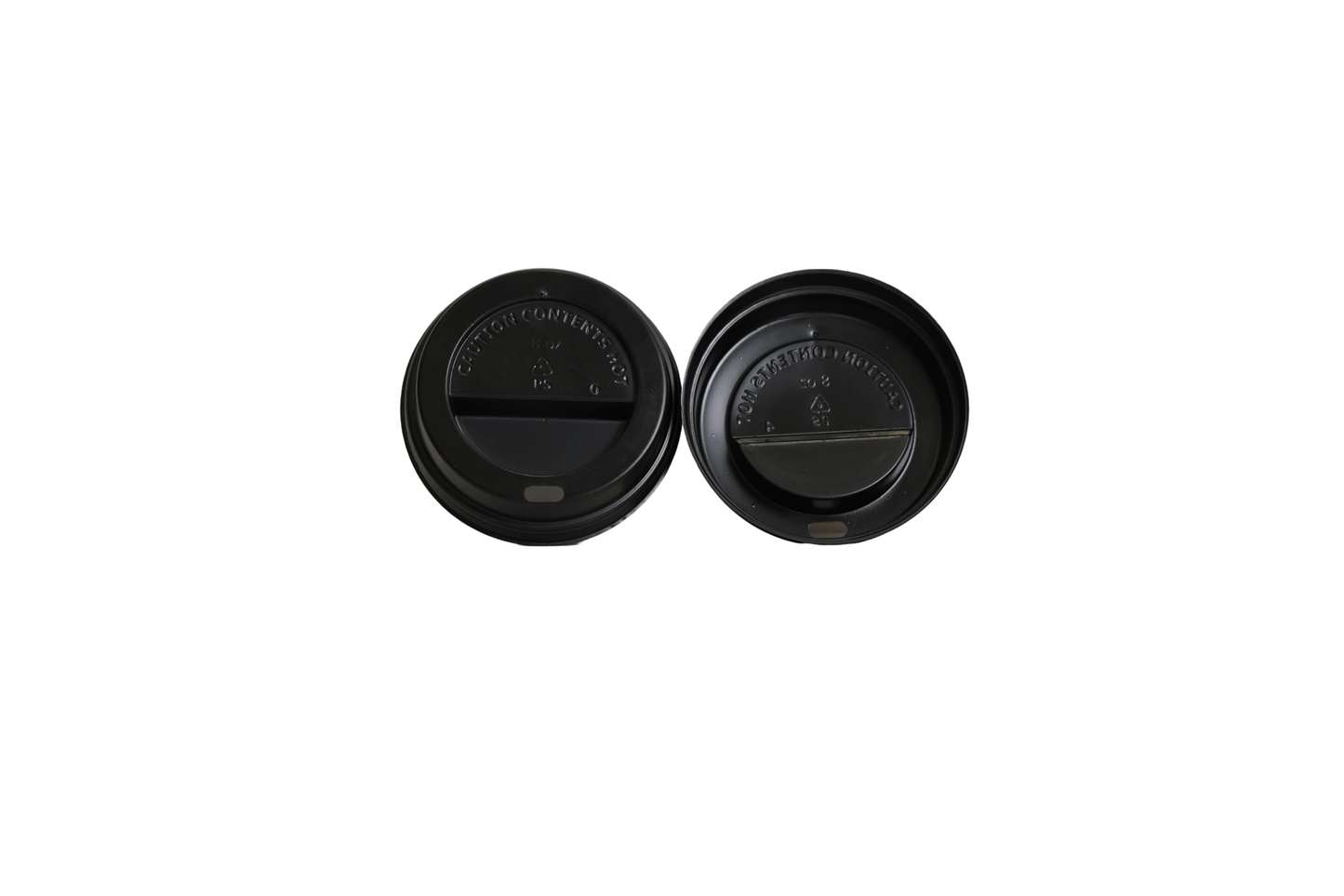 Plastic lids | Black | Pack of 1000 - Kartapack