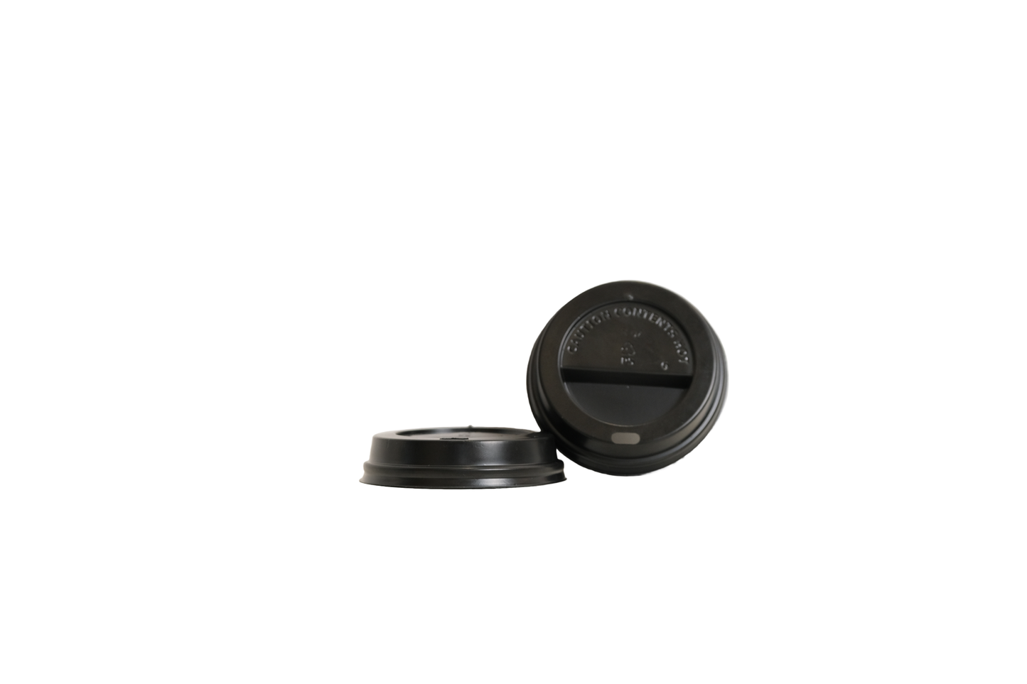 Plastic lids | Black | Pack of 1000 - Kartapack