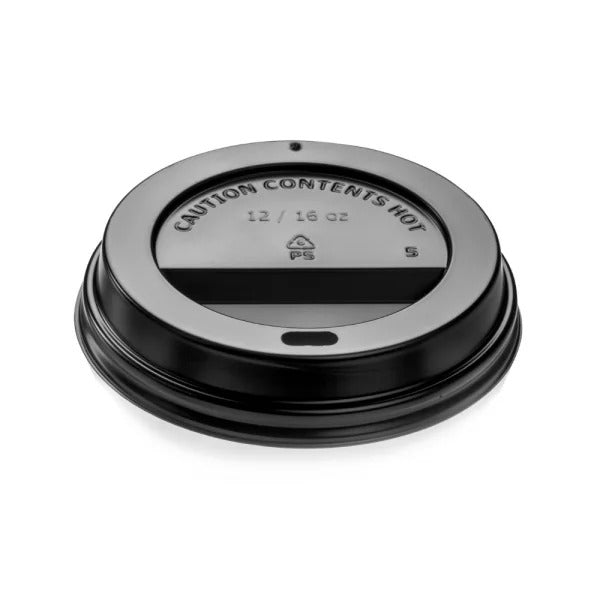 Plastic lids | Black | Pack of 1000 - Kartapack