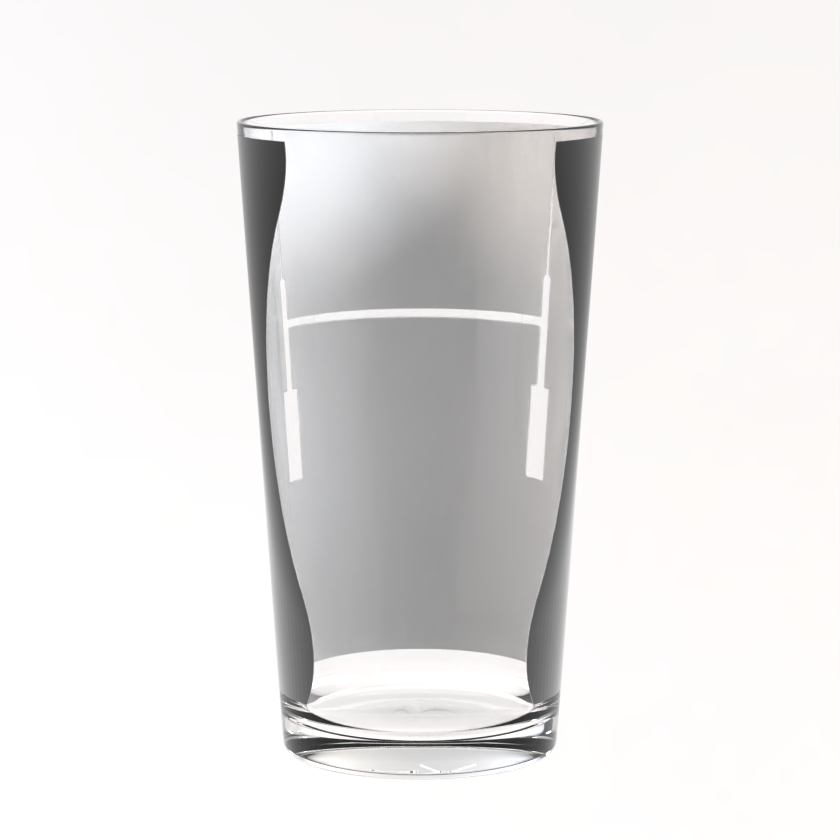 Split the Sticks – Rugby Conversion Challenge Glass