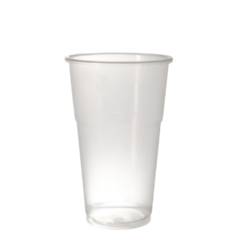 Clear Recyclable PP Flexi Glass | Half Pint to Brim | pack of 1000 - Kartapack 