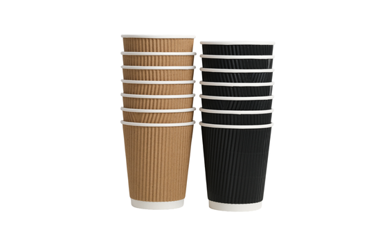 Ripple Disposable Hot Paper Cup | Pack of 500 - Kartapack 